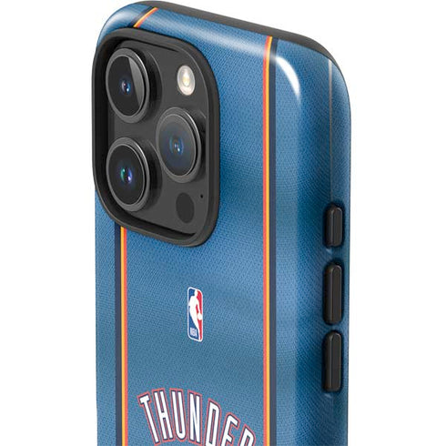 NBA Oklahoma City Thunder Jersey iPhone 16 Pro Max Impact Case